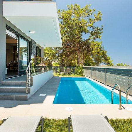 Nisos Villa, Pool & Heated Spawhirlpool, Walking To Beach, By Thinkvilla Sfáka Esterno foto