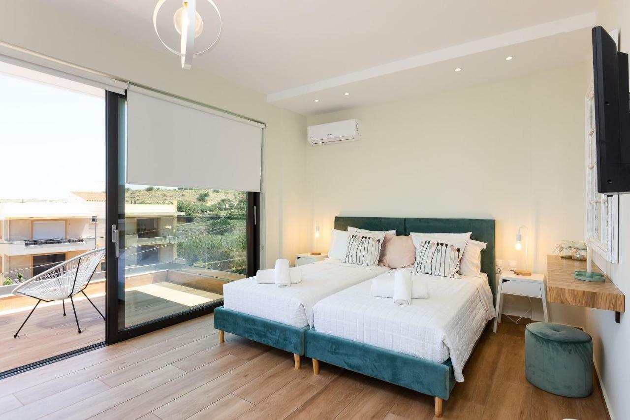 Nisos Villa, Pool & Heated Spawhirlpool, Walking To Beach, By Thinkvilla Sfáka Esterno foto